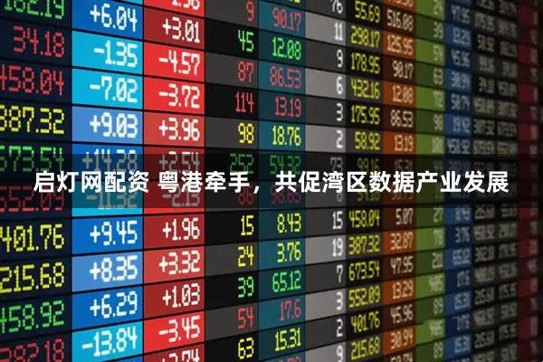 启灯网配资 粤港牵手，共促湾区数据产业发展