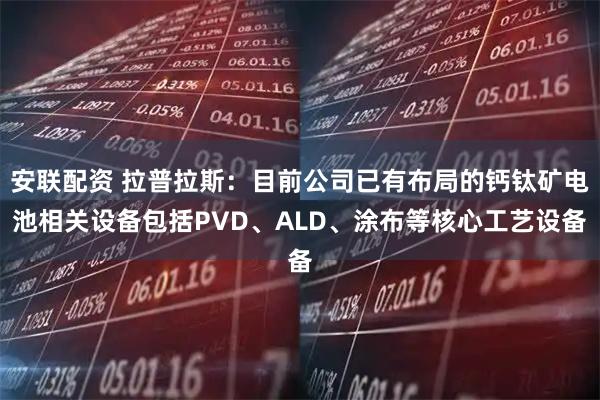 安联配资 拉普拉斯：目前公司已有布局的钙钛矿电池相关设备包括PVD、ALD、涂布等核心工艺设备